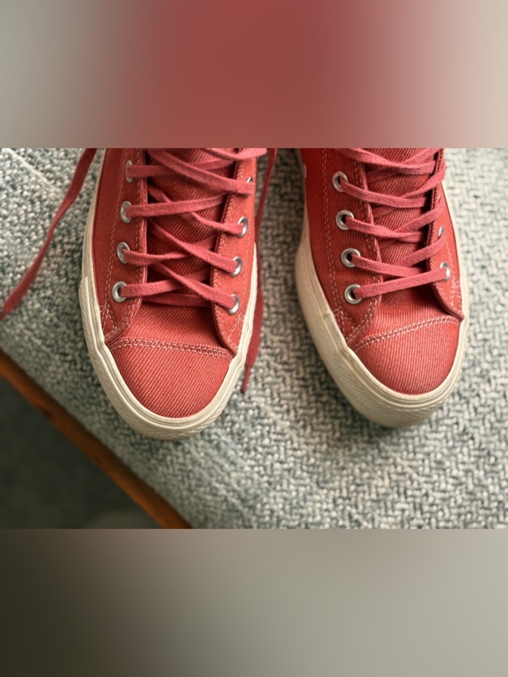 CHUCK TAYLOR ALL STAR RAINBOW PLATFORM LOW TOP PLATFORM PINK Sneaker - Picture 5 of 10